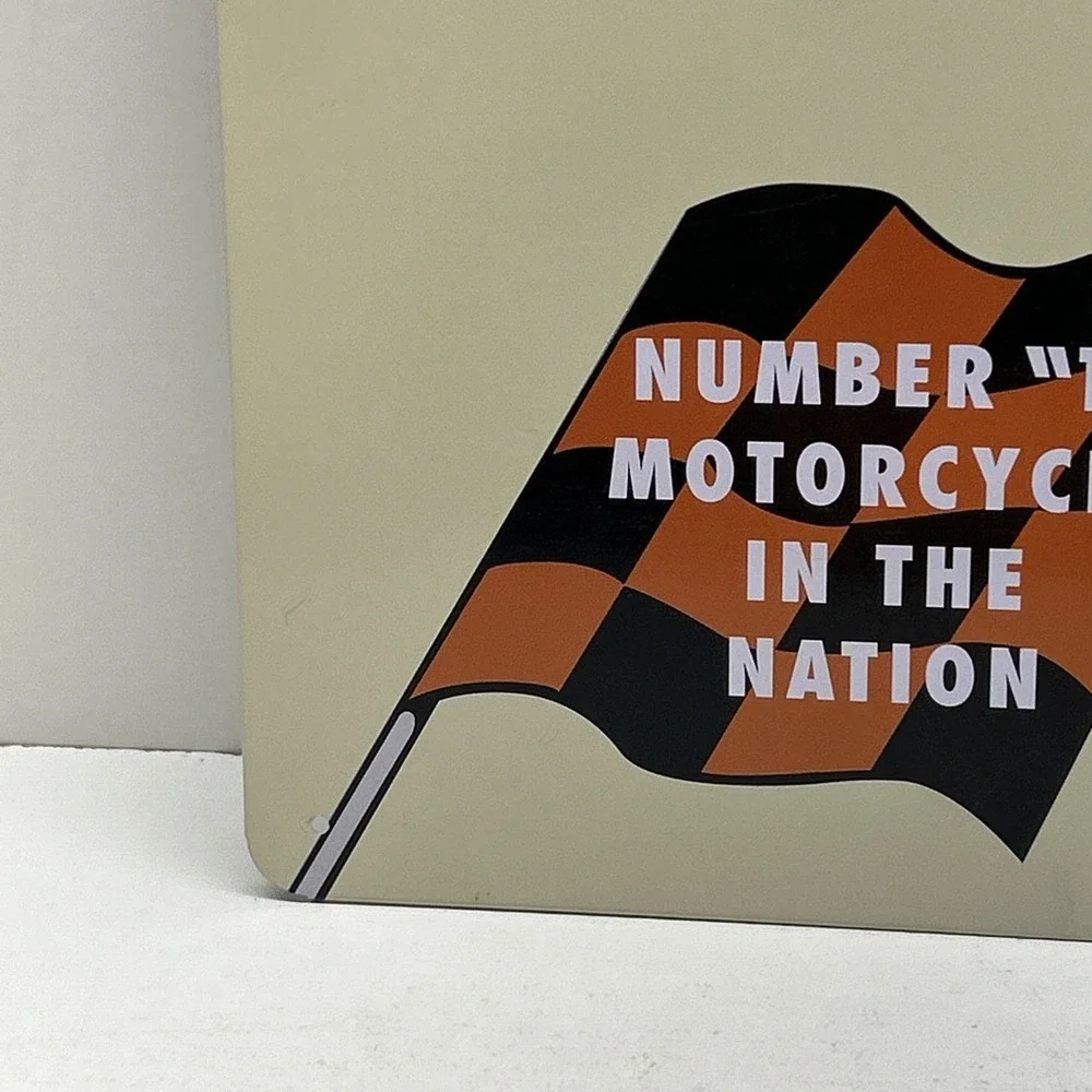 Vintage‎ Harley Davidson 1957 Competition Models #1 Motorcycle Metal Tin Sign